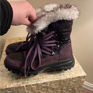 Purple women boots size 39